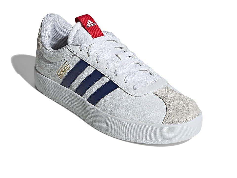 adidas VL Court 3.0 Men's Shoes, Size: 10.5, White Blue Red - Bellso